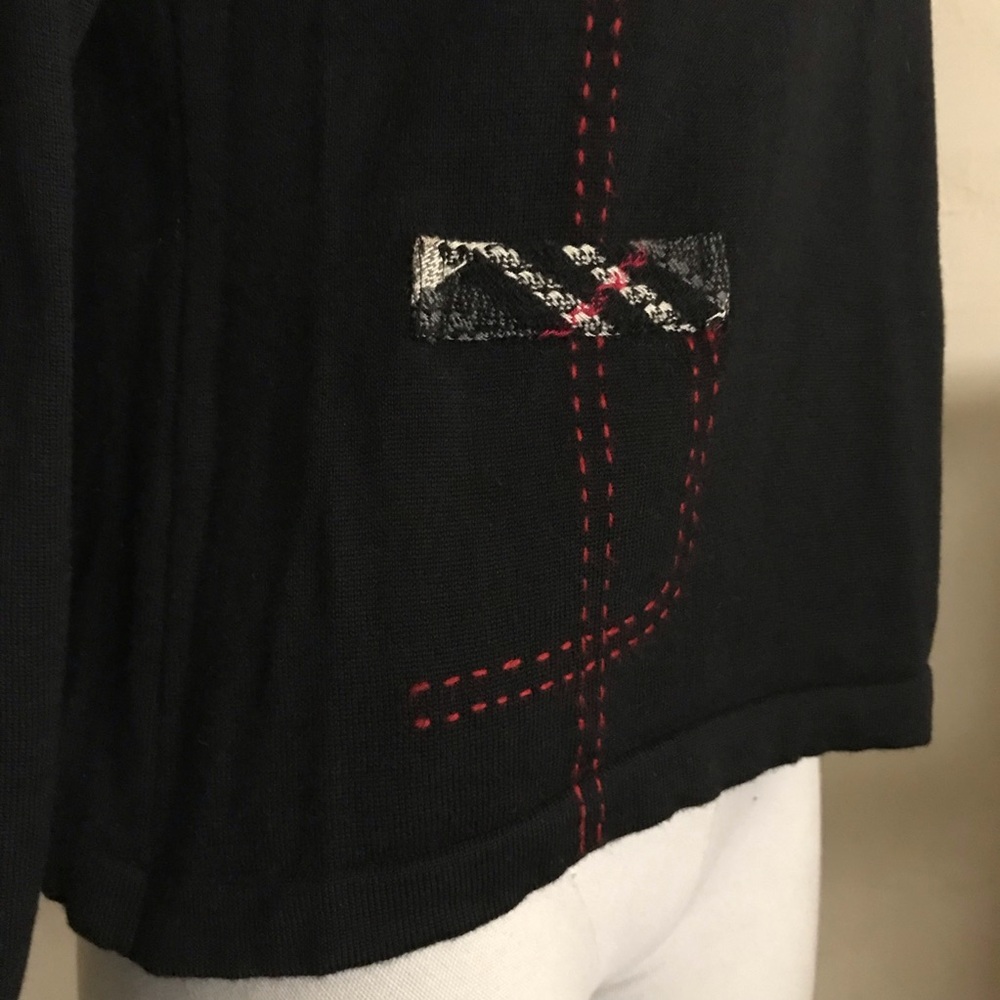 Jack Nicklaus Black Long Sleeve Knit Top - Picture 6 of 10